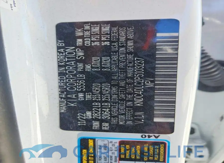 KNDC4DLC2P5103237# 13