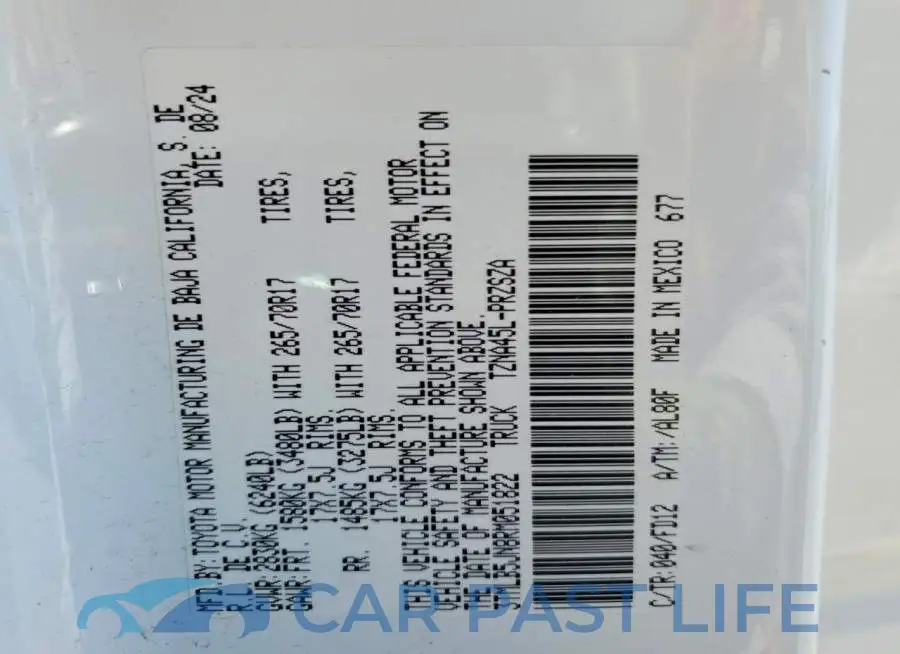 3TMLB5JN8RM051822# 13
