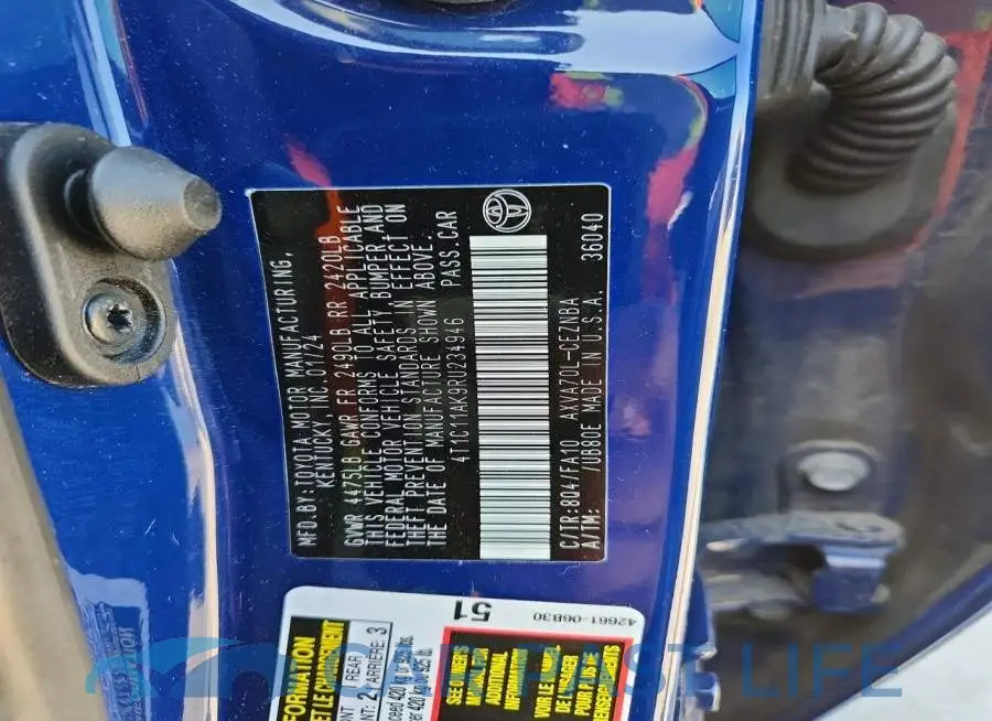 4T1C11AK9RU234946# 12
