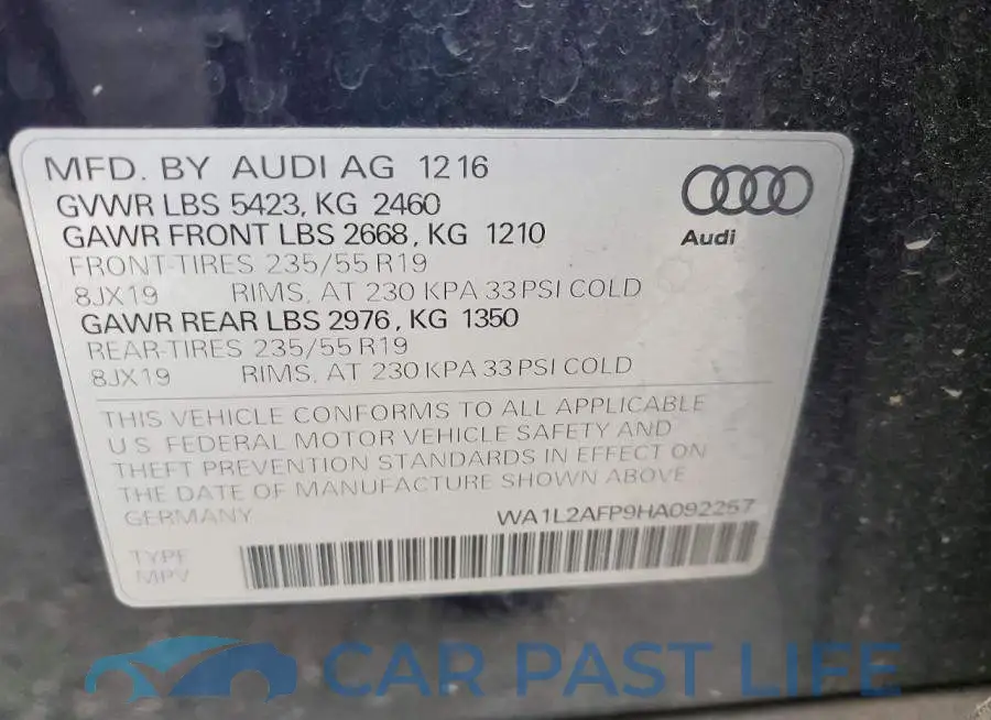 WA1L2AFP9HA092257# 14
