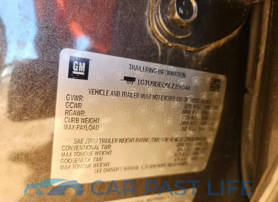 1GTU9DED5LZ156044# 13