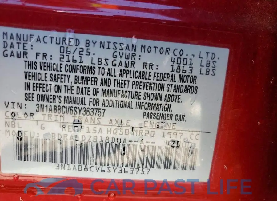 3N1AB8CV6SY363757# 13