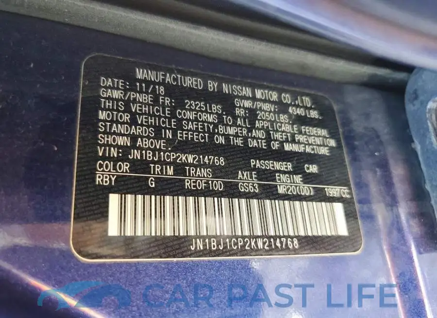 JN1BJ1CP2KW214768# 13