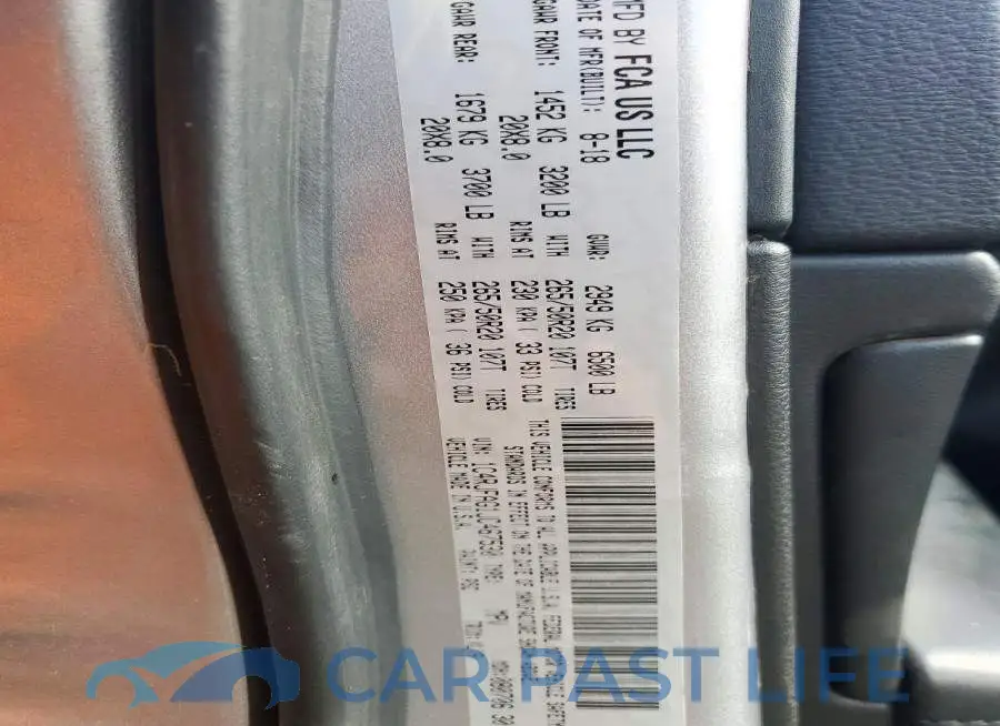 1C4RJFAG1JC467530# 13
