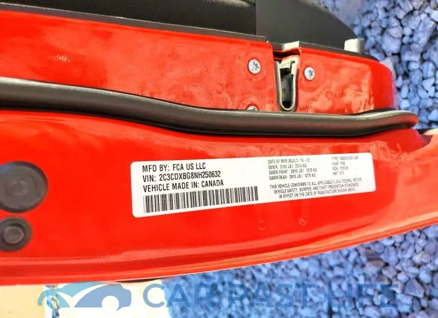 2C3CDXBG8NH250632# 13