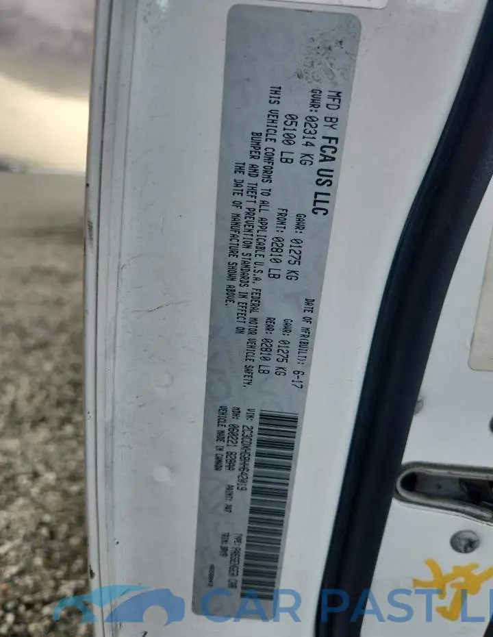 2C3CDXHG8HH642019# 12