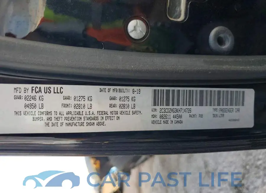 2C3CDZAG3KH714726# 13