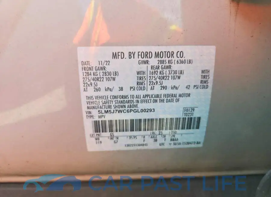 5LM5J7WC6PGL00293# 13