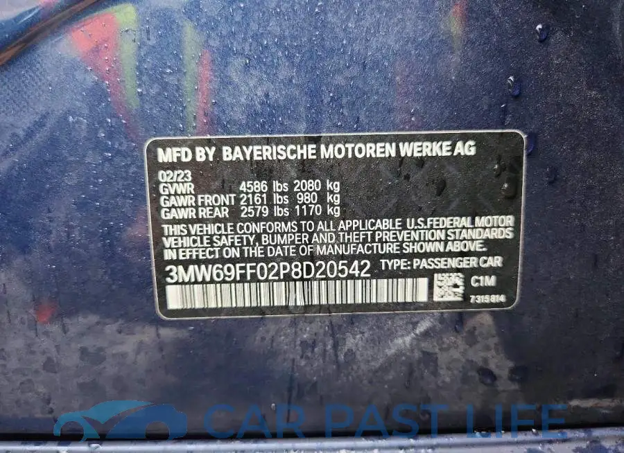 3MW69FF02P8D20542# 12