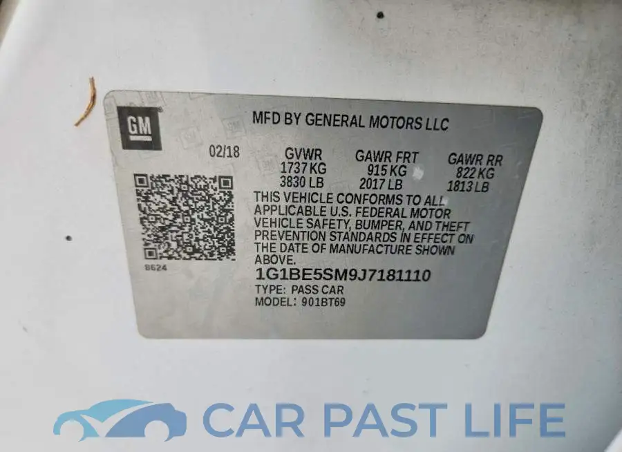 1G1BE5SM9J7181110# 13