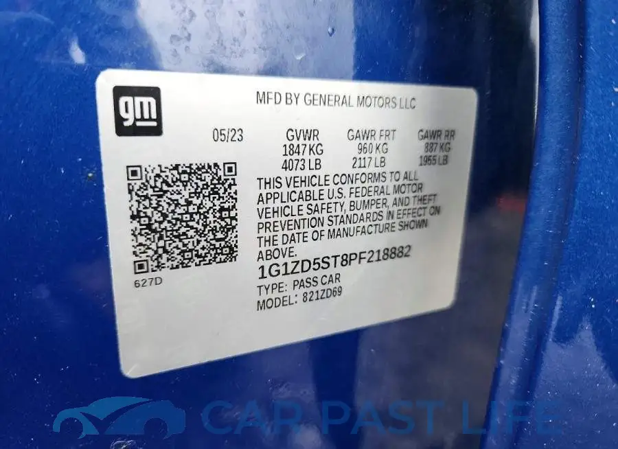 1G1ZD5ST8PF218882# 12
