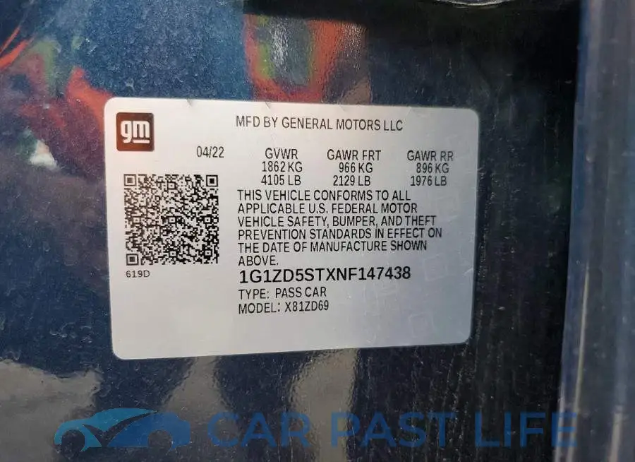 1G1ZD5STXNF147438# 12