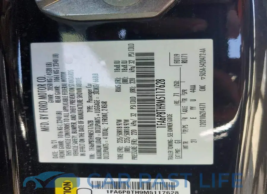1FA6P8TH9M5117628# 12