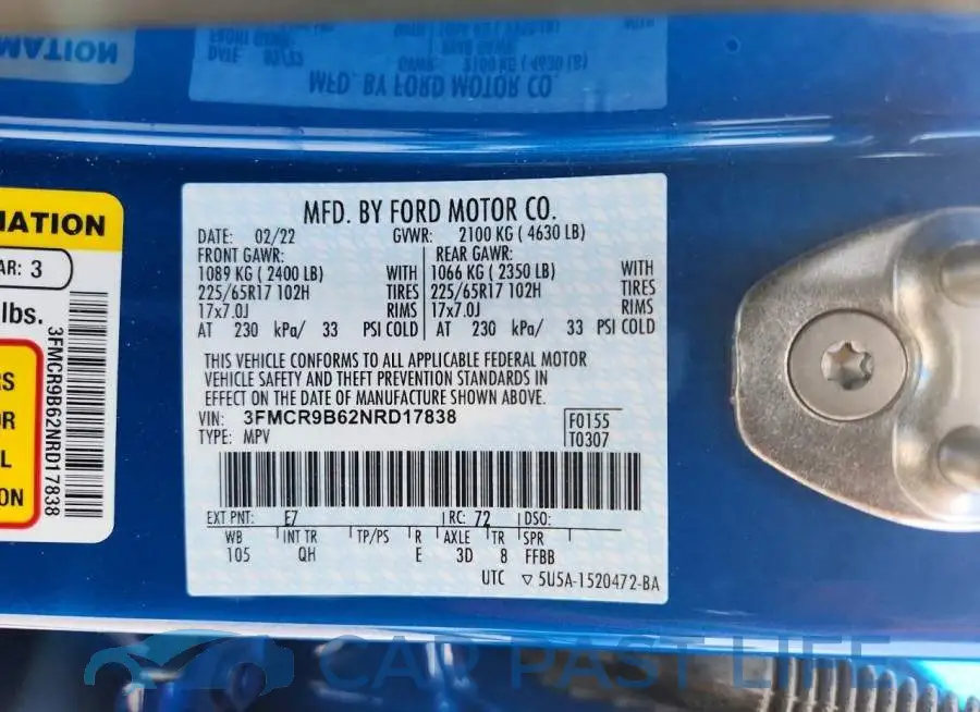 3FMCR9B62NRD17838# 13