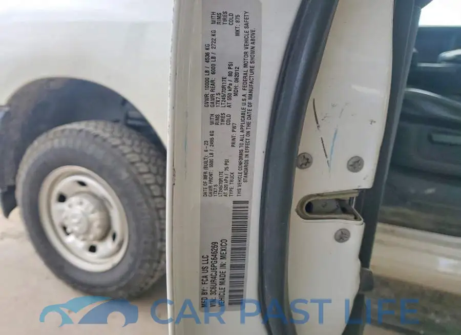 3C6UR4CJ6PG646269# 12