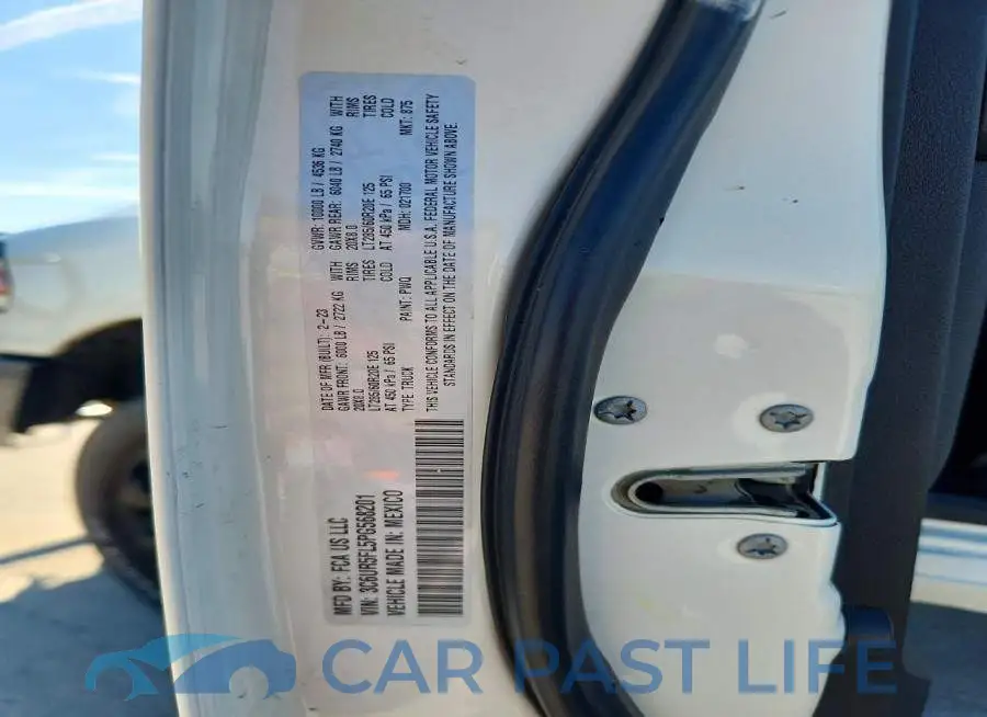 3C6UR5FL5PG568201# 12