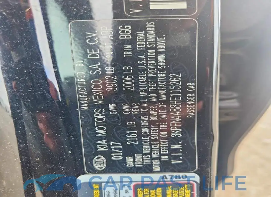3KPFN4A88HE115262# 12