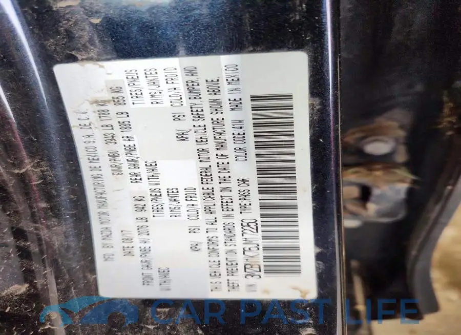 3MZBN1K76JM172250# 13