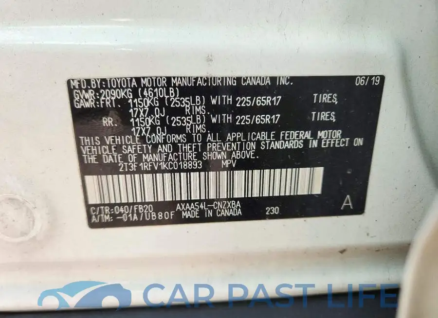 2T3F1RFV1KC018893# 13
