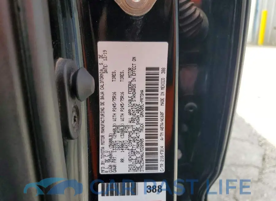 3TMCZ5AN6LM320905# 12