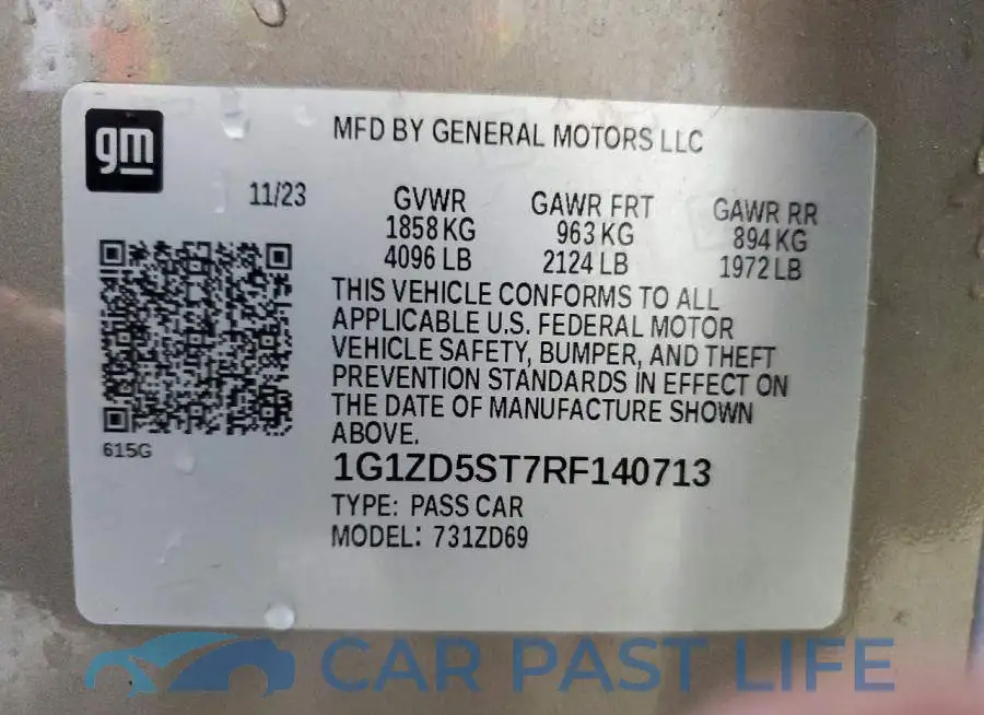 1G1ZD5ST7RF140713# 12