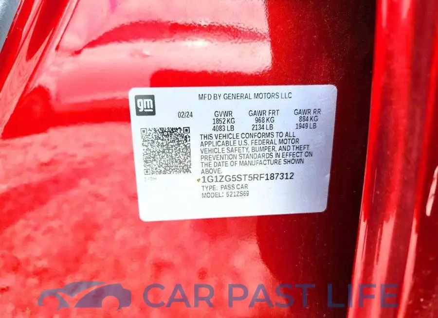 1G1ZG5ST5RF187312# 12