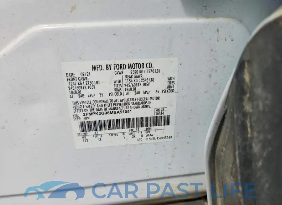 2FMPK3G98MBA51051# 13