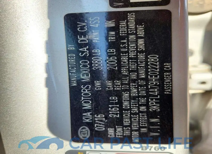 3KPFL4A79HE022280# 13