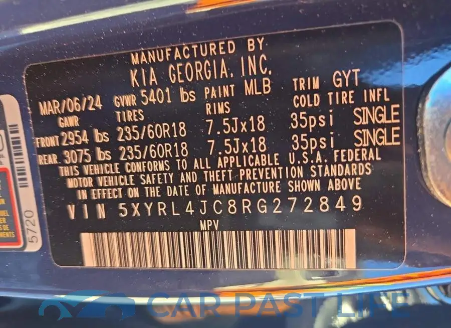 5XYRL4JC8RG272849# 14