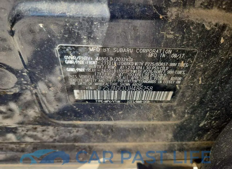 JF2SJAGC0JH486258# 12