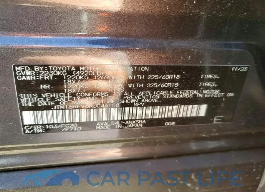 JTM16RFV8RJ046158# 14