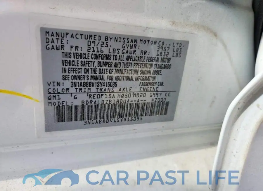 3N1AB8BV1SY415085# 12