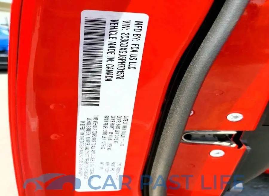 2C3CDXGJ6PH701578# 12