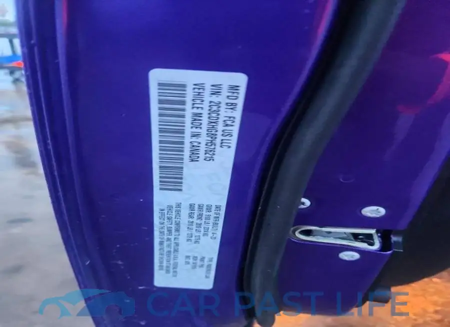 2C3CDXHG8PH576215# 13