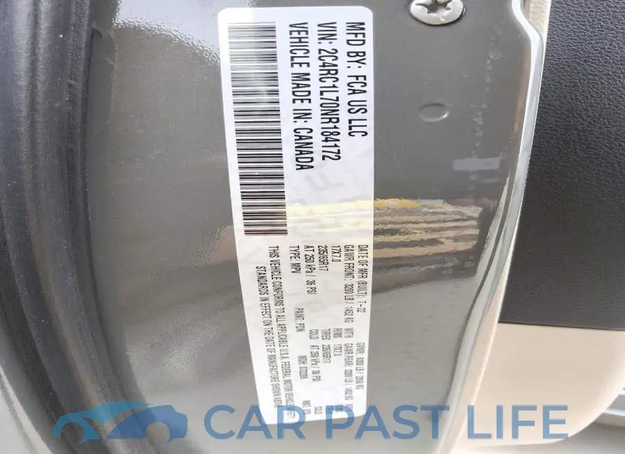 2C4RC1L70NR184172# 14