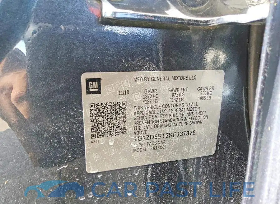 1G1ZD5ST3KF137376# 12