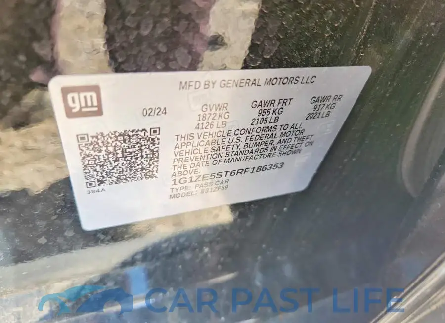 1G1ZE5ST6RF186353# 12