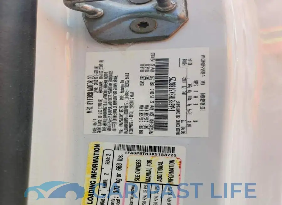 1FA6P8TH3K5188725# 13