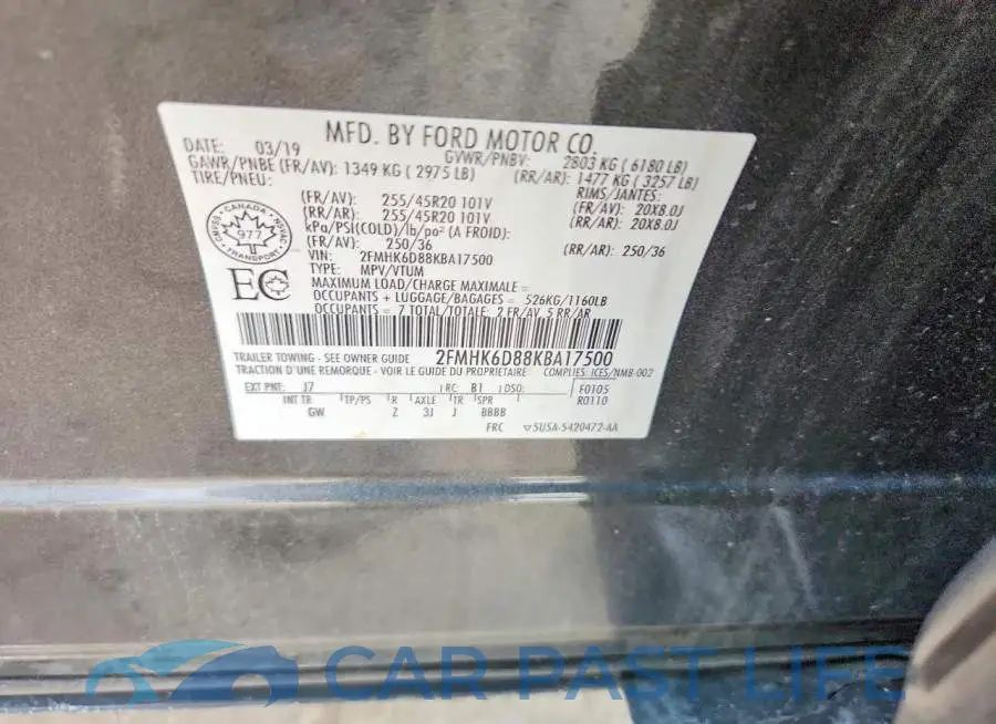 2FMHK6D88KBA17500# 13