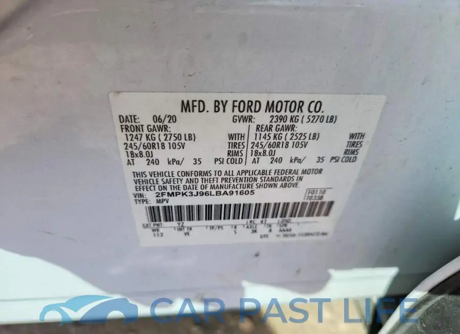 2FMPK3J96LBA91605# 13