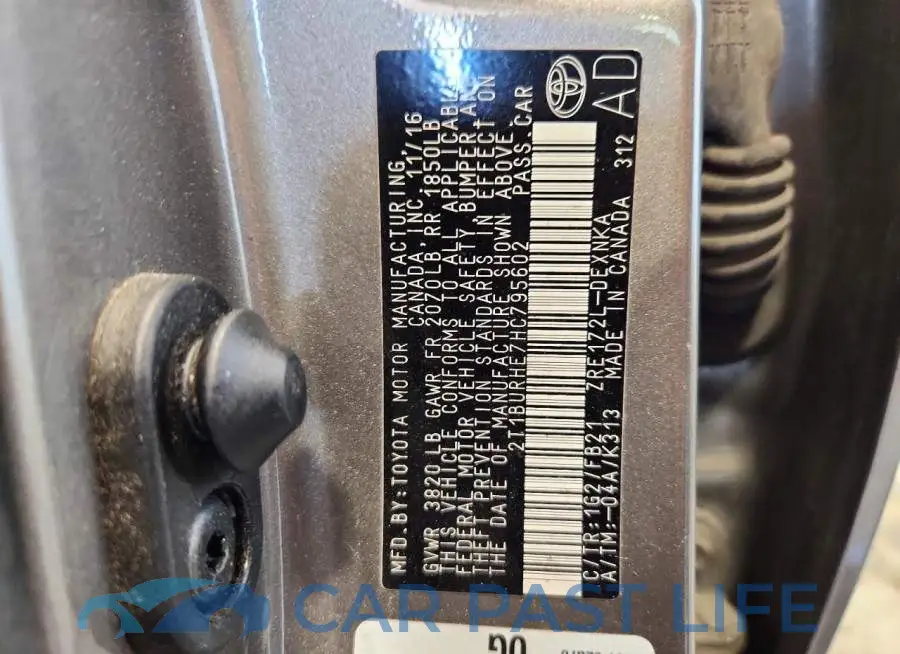 2T1BURHE7HC795602# 13