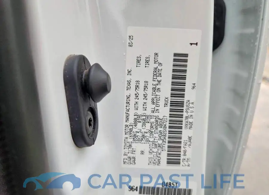 5TFKB5AB2SX047217# 12