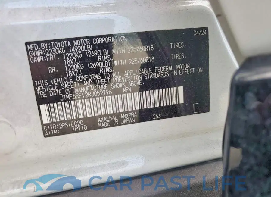 JTME6RFV2RJ052796# 13