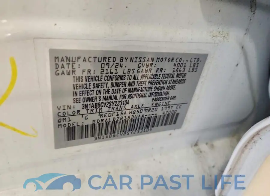 3N1AB8CV2SY233104# 12