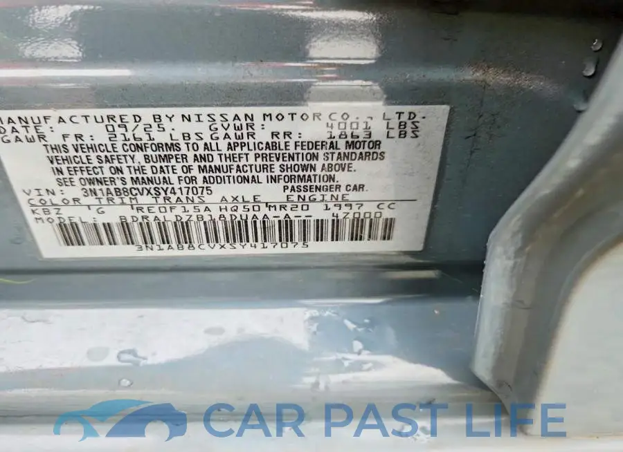 3N1AB8CVXSY417075# 12