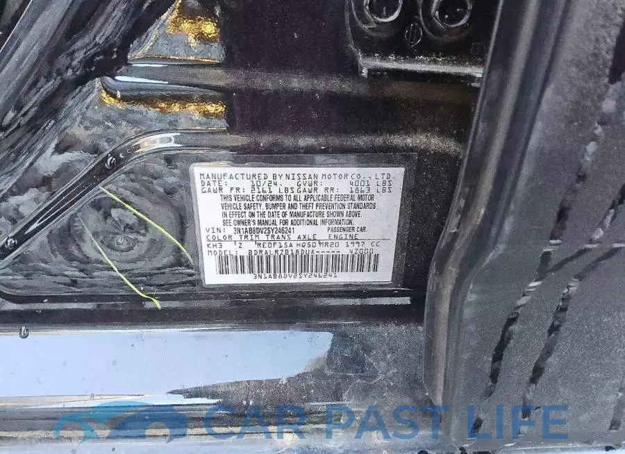 3N1AB8DV2SY246241# 12