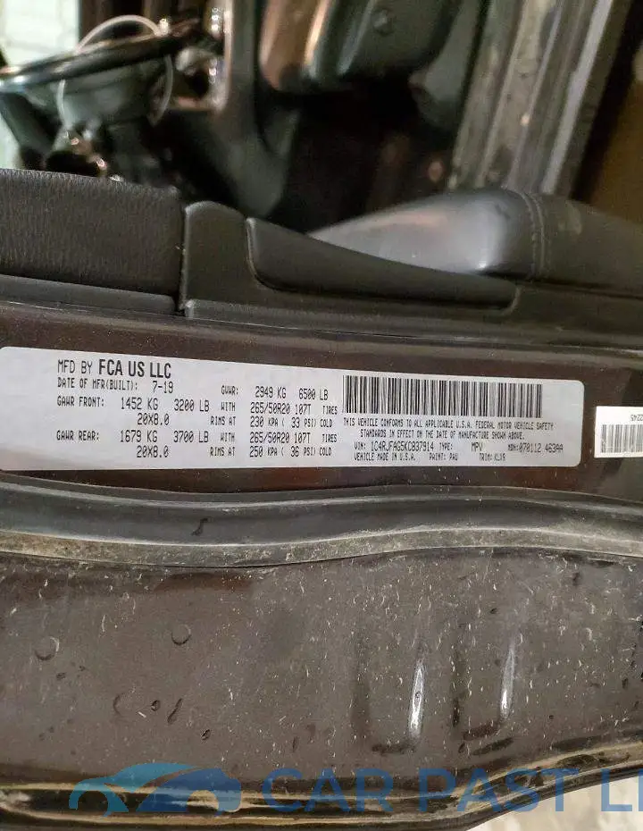 1C4RJFAG5KC837914# 14
