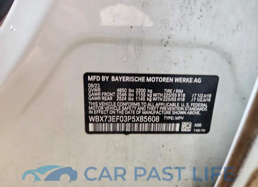WBX73EF03P5X85608# 14