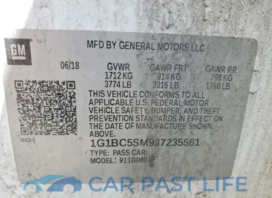 1G1BC5SM9J7235561# 12