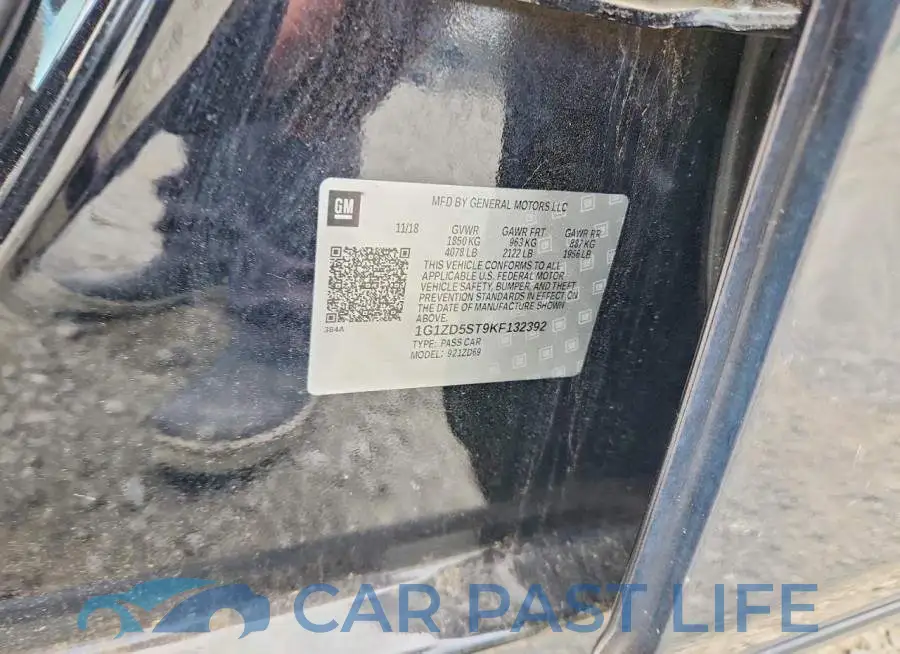 1G1ZD5ST9KF132392# 12